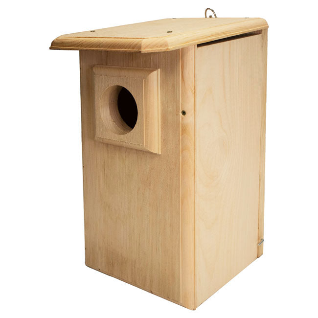The "Nocturnal Sentinel" Owl House | Small Raptor Nesting Box | Coveside Conservation