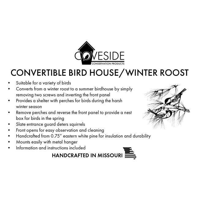 The 'Four Seasons' Bluebird Roost