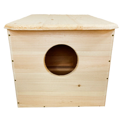 Coveside "Farmland Sentinel" Barn Owl House – Artisan White Pine
