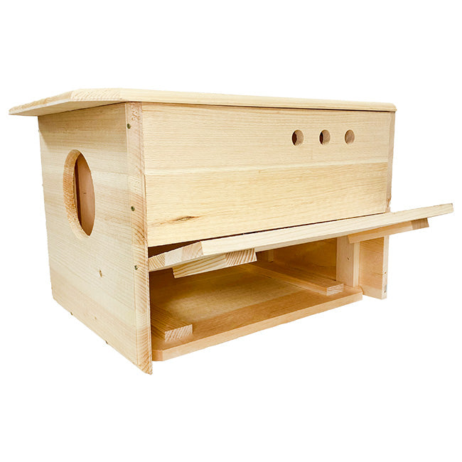 Coveside "Farmland Sentinel" Barn Owl House – Artisan White Pine
