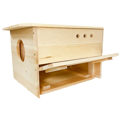 Coveside "Farmland Sentinel" Barn Owl House – Artisan White Pine