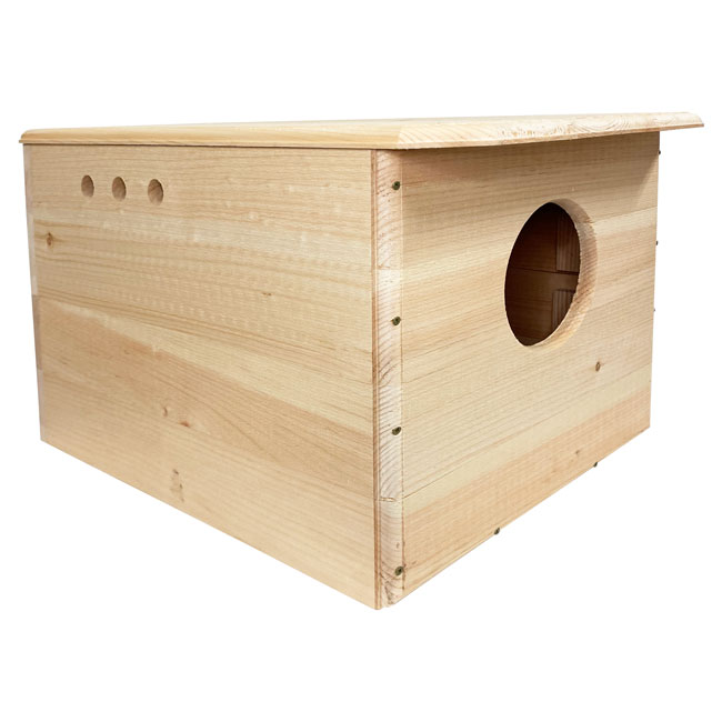 Coveside "Farmland Sentinel" Barn Owl House – Artisan White Pine