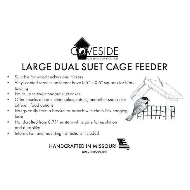 The 'Carpenter's Quarters' Woodpecker Feeding & Nesting Kit