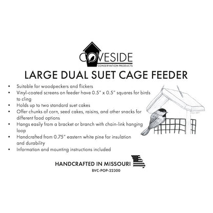 The 'Carpenter's Quarters' Woodpecker Feeding & Nesting Kit