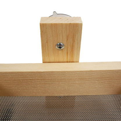The "Horizon-Mini" Pine Window Bird Feeder | Open-Architecture Window Station | Coveside Conservation