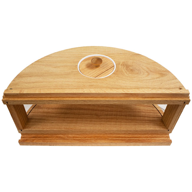 The "One-Eaty" Panoramic Window Bird Feeder