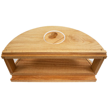 The "One-Eaty" Panoramic Window Bird Feeder