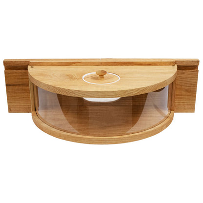 The "One-Eaty" Panoramic Window Bird Feeder