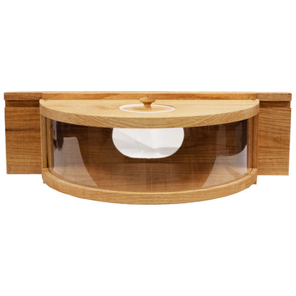 The "One-Eaty" Panoramic Window Bird Feeder
