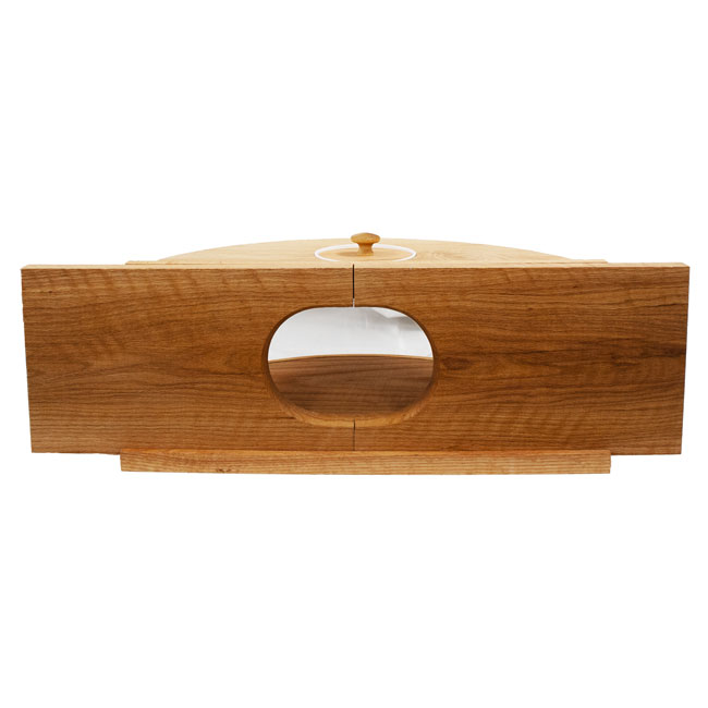 The "One-Eaty" Panoramic Window Bird Feeder