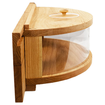 The "One-Eaty" Panoramic Window Bird Feeder