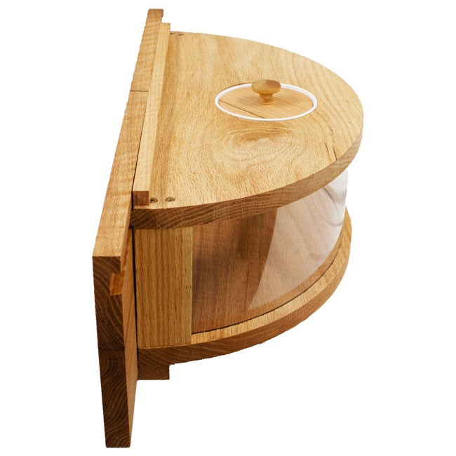 The "One-Eaty" Panoramic Window Bird Feeder