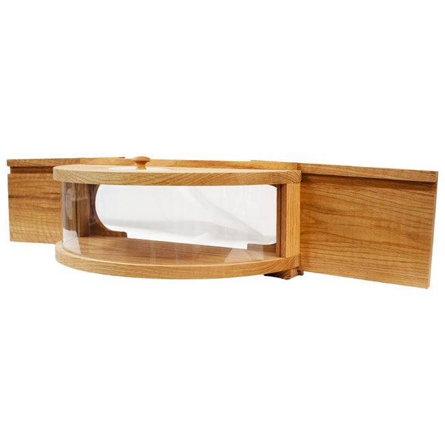 The "One-Eaty" Panoramic Window Bird Feeder