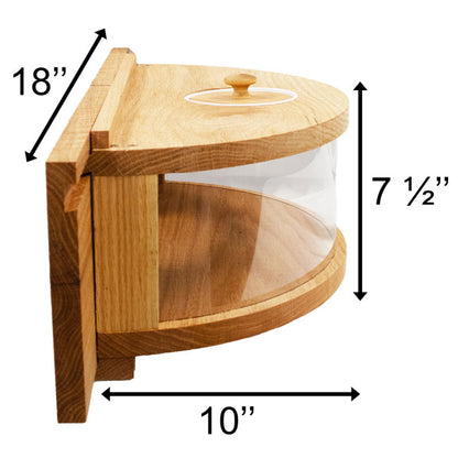 The "One-Eaty" Panoramic Window Bird Feeder