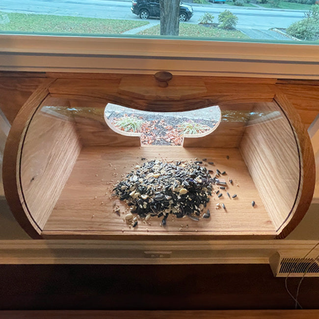 The "Breakfast Nook" In-House Window Bird Feeder
