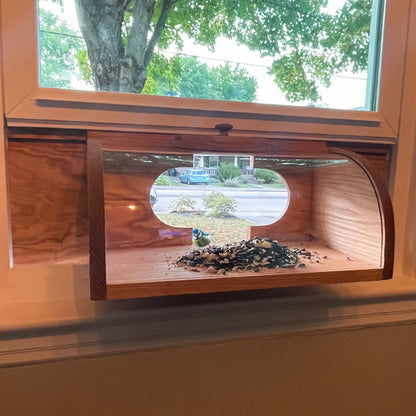 The "Breakfast Nook" In-House Window Bird Feeder