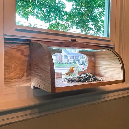 The "Breakfast Nook" In-House Window Bird Feeder