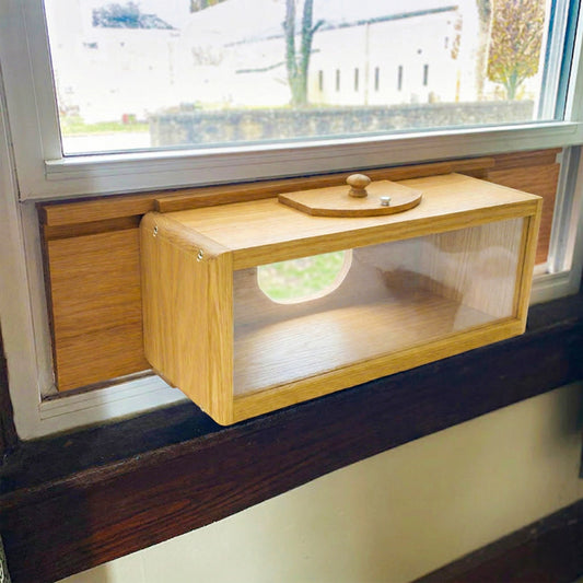 The "Good Birder" Fast Food Window Bird Feeder