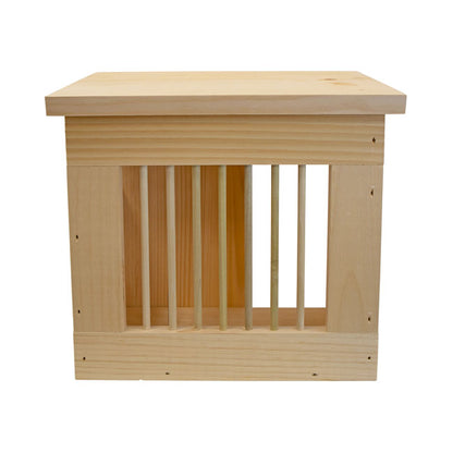 The 'Squirrel Slammer' Feeder | Coveside Conservation Eastern White Pine Squirrel Jail Feeder