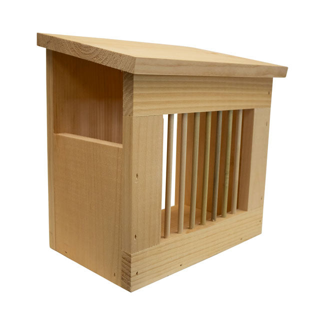 The 'Squirrel Slammer' Feeder | Coveside Conservation Eastern White Pine Squirrel Jail Feeder