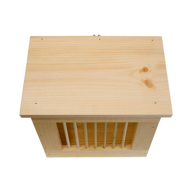 The 'Squirrel Slammer' Feeder | Coveside Conservation Eastern White Pine Squirrel Jail Feeder