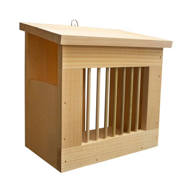 The 'Squirrel Slammer' Feeder | Coveside Conservation Eastern White Pine Squirrel Jail Feeder