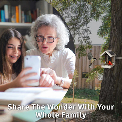 The 'Apex-4K' Smart Feeder | Birds Choice Chirpful AI-Powered Camera Bird Box