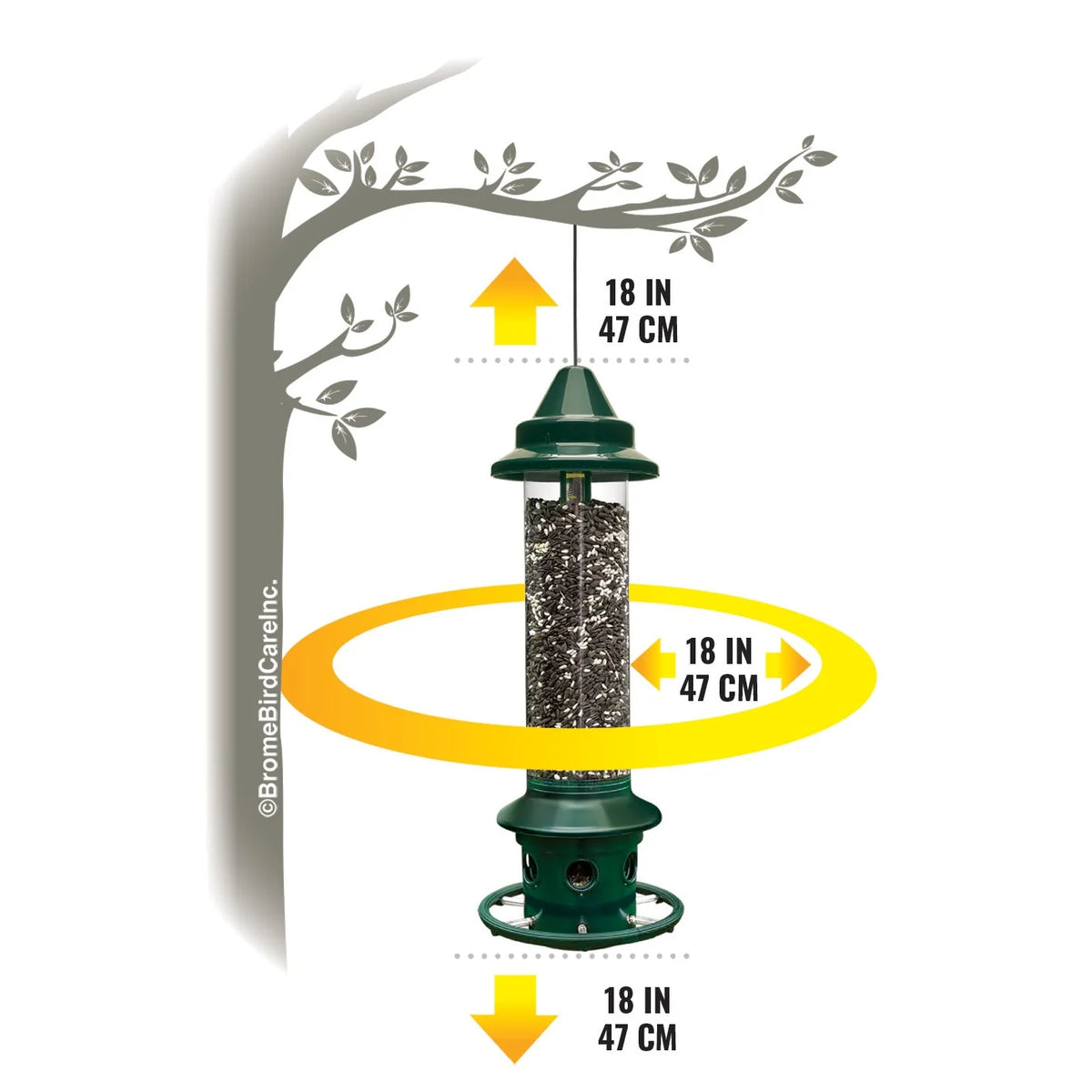 The 'Cardinal Vault' Squirrel-Proof Bird Feeder