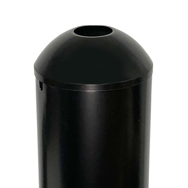 The 'Dead End' Pole Baffle | Erva Domed Top Raccoon & Squirrel Guard, Galvanized Steel