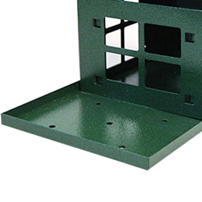 The 'Shell Shack' Squirrel Feeder | Erva Tool & Die USA-Made Steel Squirrel Feeder with Viewing Window