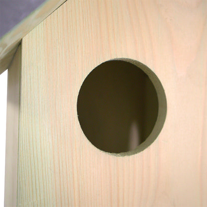 The 'Countryside Bed & Breakfast' Squirrel Habitat Matched Set | Esschert Design Squirrel House, Feeder, Nesting Chips & Premium Seed Blend