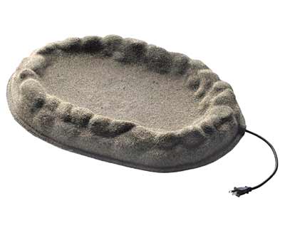 The 'Winter Spring' Heated Bird Bath & Care Set