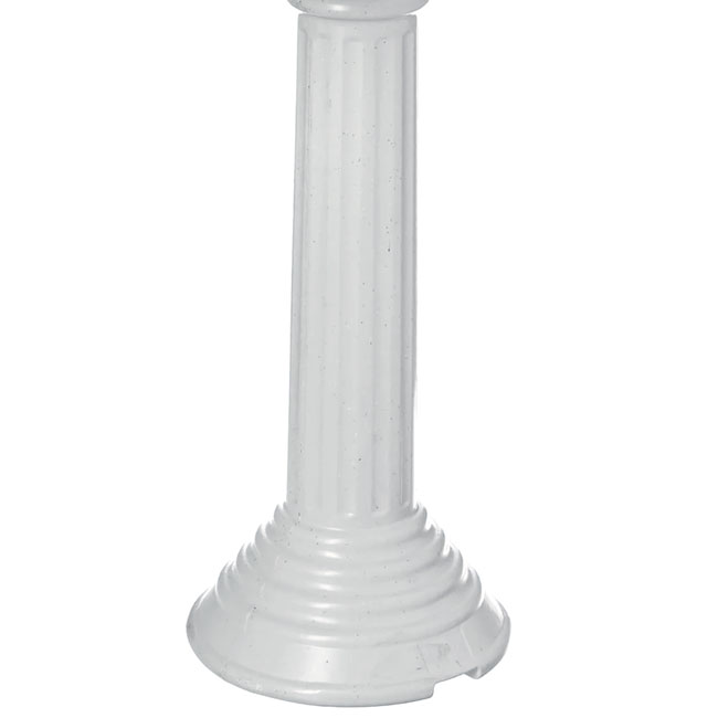 The 'Sky-Rise Spa' Heated Bird Bath & Pedestal | Farm Innovators Scalloped Heated Birdbath | Includes Cord!