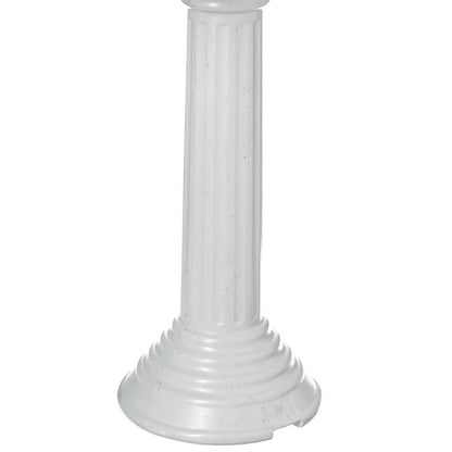 The 'Sky-Rise Spa' Heated Bird Bath & Pedestal | Farm Innovators Scalloped Heated Birdbath | Includes Cord!