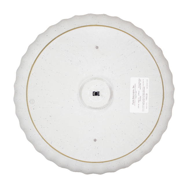 The 'Sky-Rise Spa' Heated Bird Bath & Pedestal | Farm Innovators Scalloped Heated Birdbath | Includes Cord!