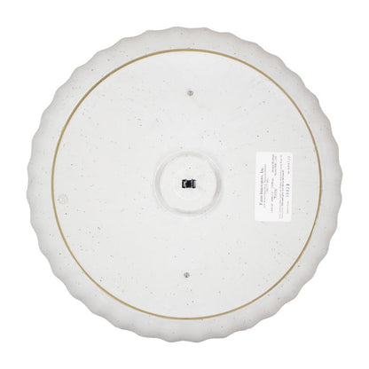 The 'Sky-Rise Spa' Heated Bird Bath & Pedestal | Farm Innovators Scalloped Heated Birdbath | Includes Cord!