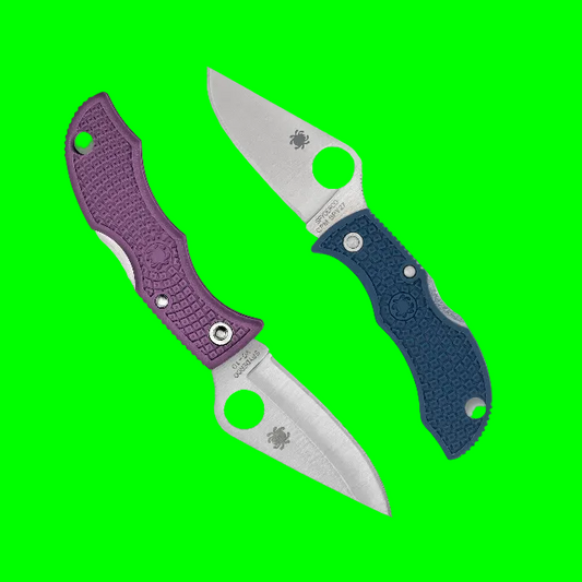The 'Field Companions' | Spyderco Manbug® CPM SPY27 & Ladybug® 3 VG-10 His & Her Pocket Knife Set