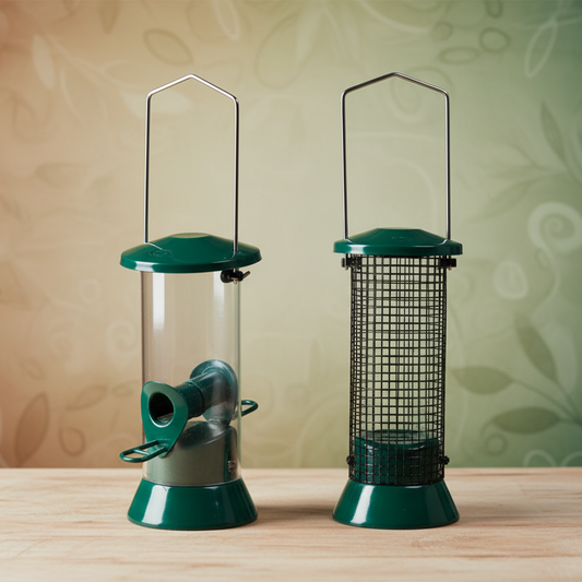 The 'First Perch' Seed & Nut Bird Feeder Set