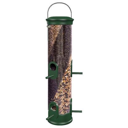 The 'Seed Cyclone' Bird Tube Feeder