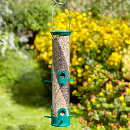The 'Seed Cyclone' Bird Tube Feeder