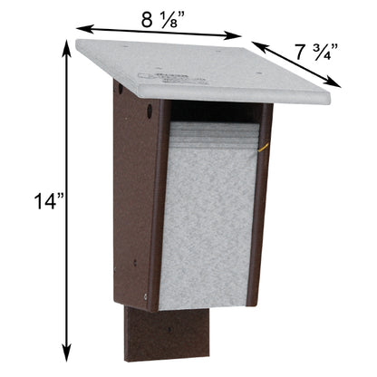 The ‘Bluebird Bunker’ Sparrow-Resistant Nesting Box