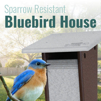 The ‘Bluebird Bunker’ Sparrow-Resistant Nesting Box