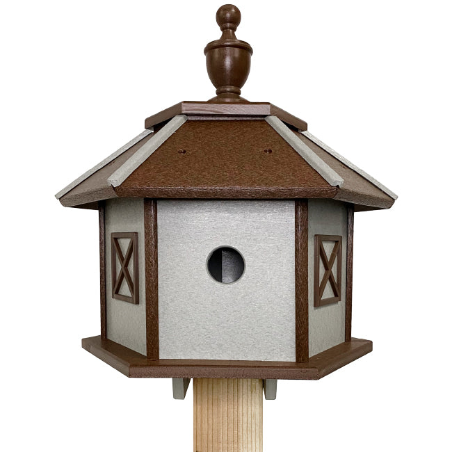 The "Prairie Pavilion" Three-Chamber Gazebo Birdhouse