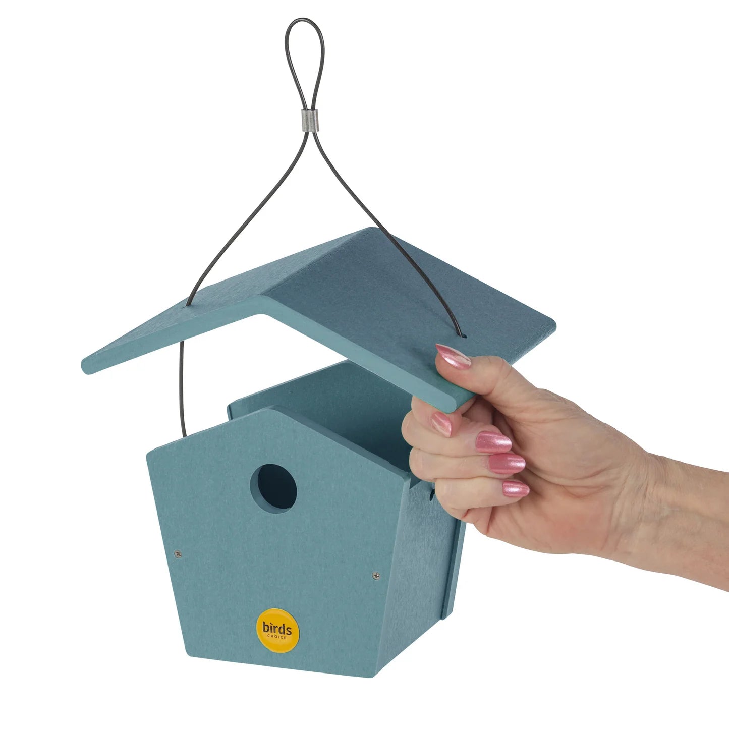 The "Twin-Home" Traditional Wren House | 2-Pack Hanging Chickadee Nesting Box | Birds Choice
