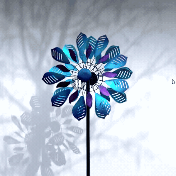 The "Garden Aurora" Kinetic Wind Spinner
