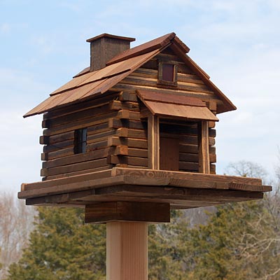 The "Timber Legacy" Estate Birdhouse & Feeder Matched Set
