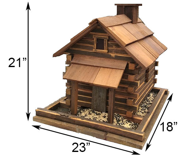 The "Timber Legacy" Estate Birdhouse & Feeder Matched Set