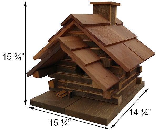 The "Timber Legacy" Estate Birdhouse & Feeder Matched Set