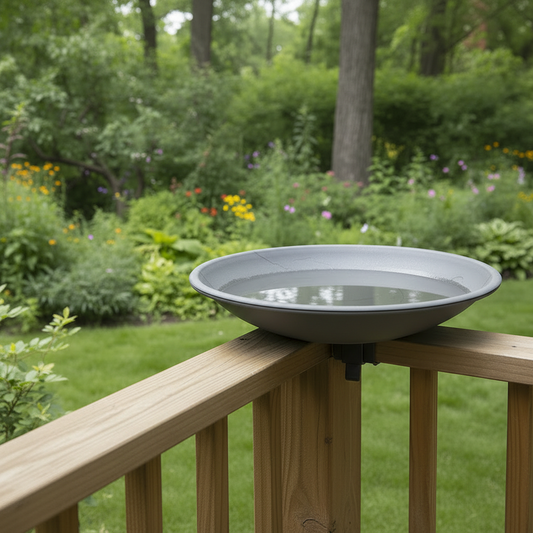 The "Perennial-Heat" Heated Bird Bath | 20-Inch Winter Bird Waterer | Heritage Farms