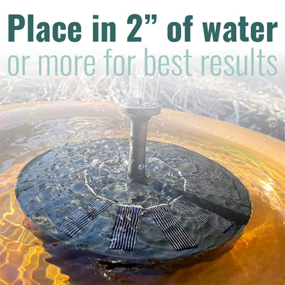 The 'Quad Current' Solar Fountain Collection | Heritage Farms Solar-Powered Bird Bath Fountains — 4-Pack
